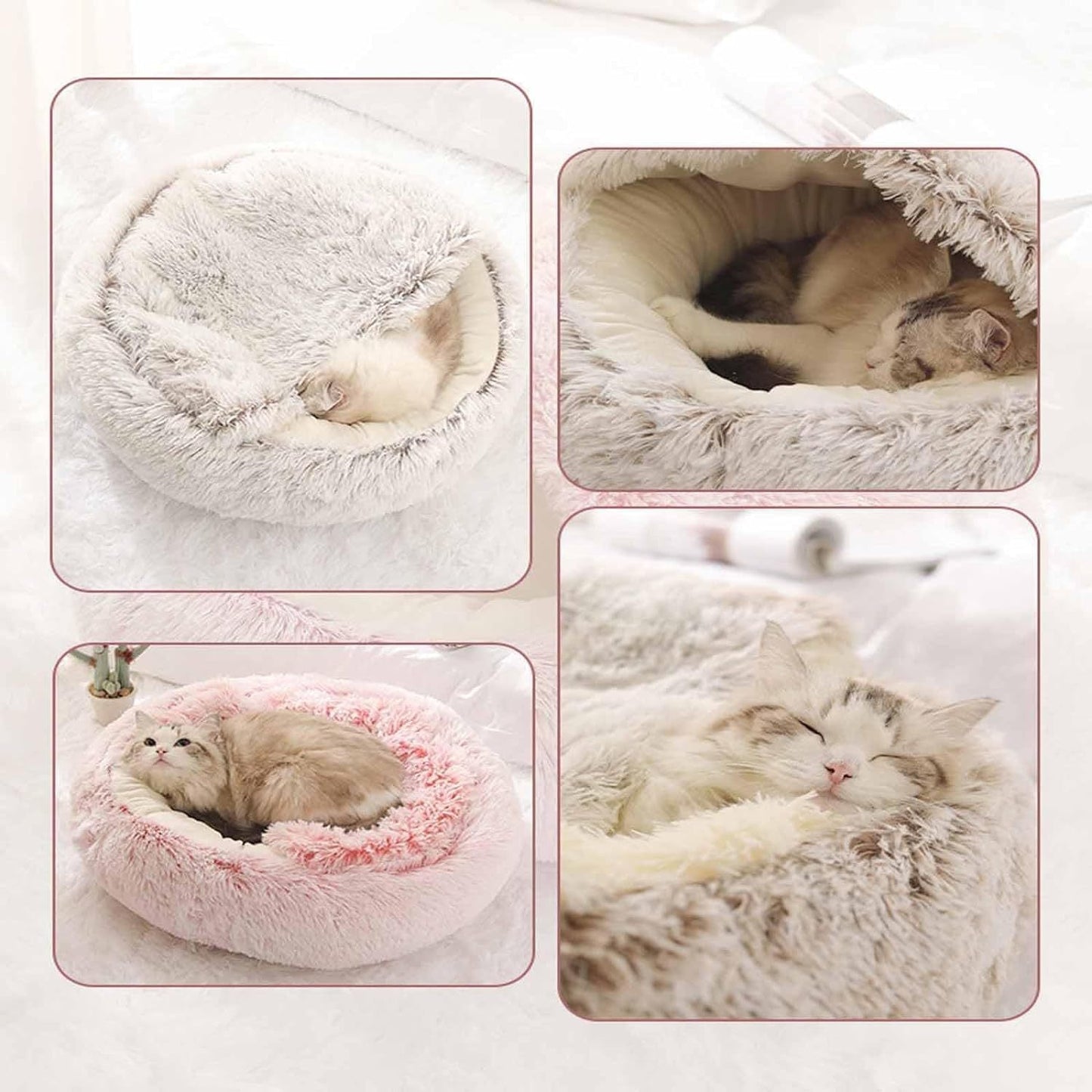 2in1 premium cat cuddle cave+